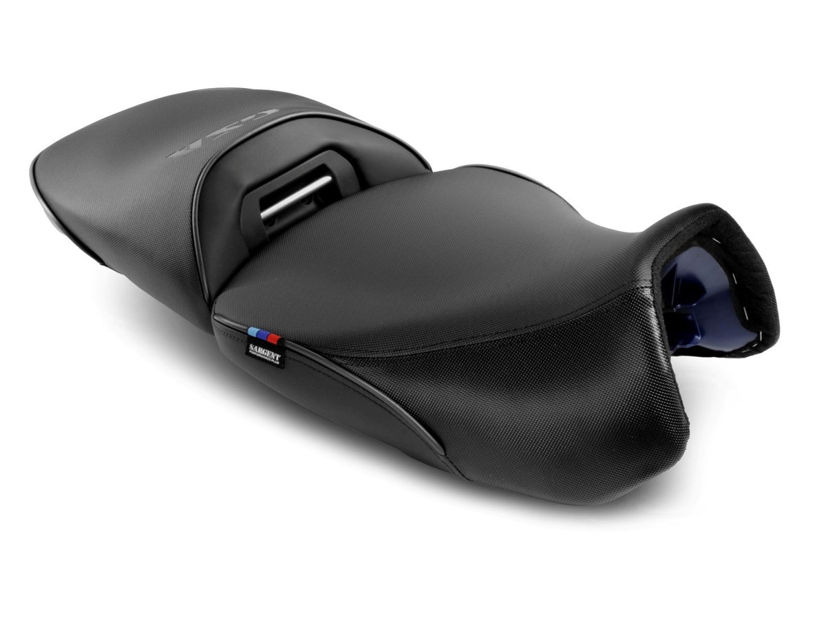 Sargent Cycle Products' Performance Plus motorcycle seat in all black for the BMW R 1300 GSA.